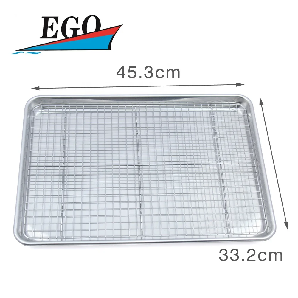 Алюминиевая половина листа для выпечки с полкой для приготовления пищи набор для выпечки тортов