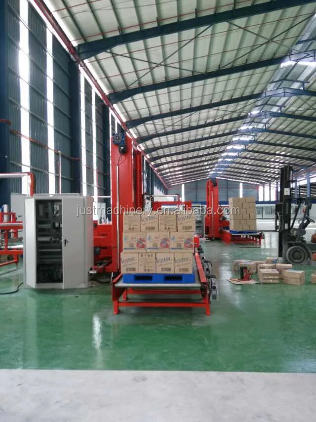 Advanced soft drink/canning/oil carton box palletizer china manufacturer