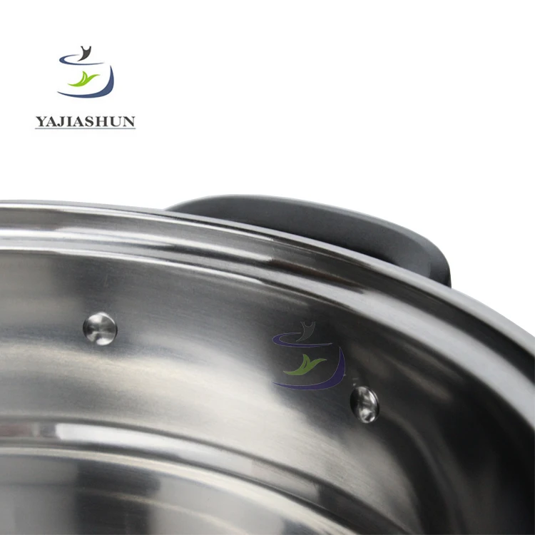 Food Grade Stainless Steel Steamer Cooking Pot for Home Kitchen