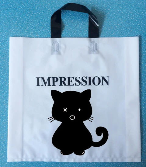 custom poly bag plastic bag with handle