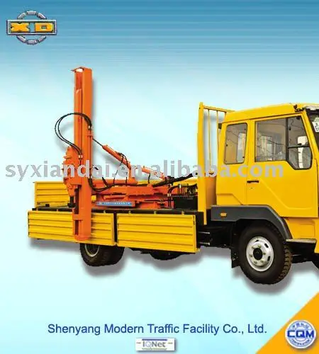 
Truck-mounted Hydraulic Pile Driver for Highway Guardrail from Manufacturer 