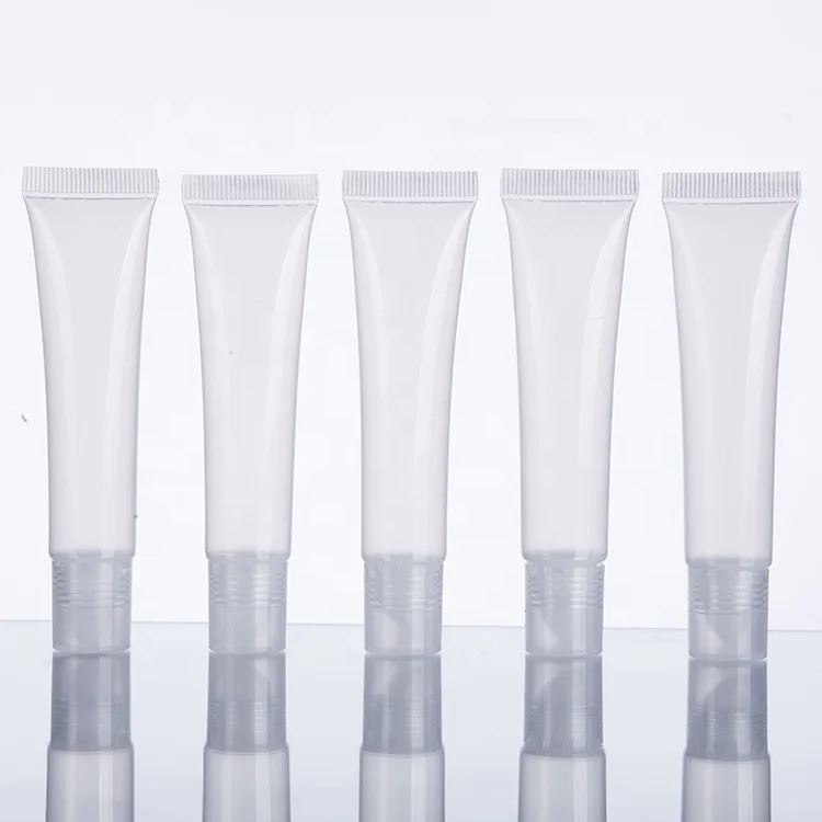 Stock Mini 8g Sample Clear Lipgloss Tube