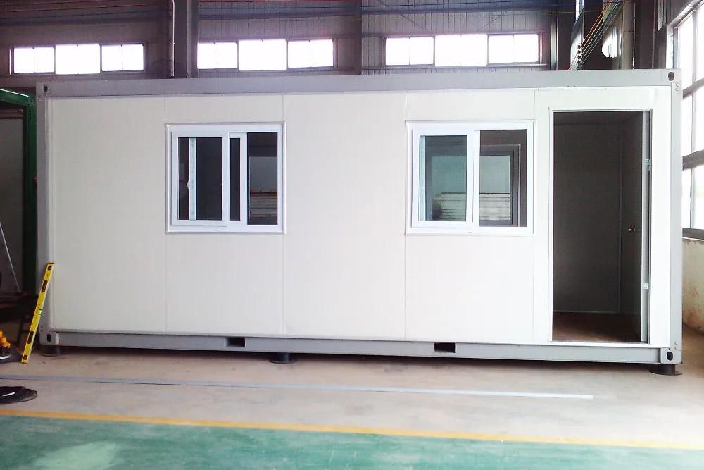 20ft Container Office Labor Camp accommodation small Prefab Container House Supplier 4 bedrooms for living log cabin