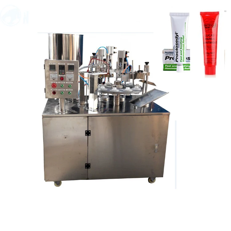 Diamond purple empty mascara rose gold 10ml lip gloss pvc paper heat shrink tube filling and sealing machine