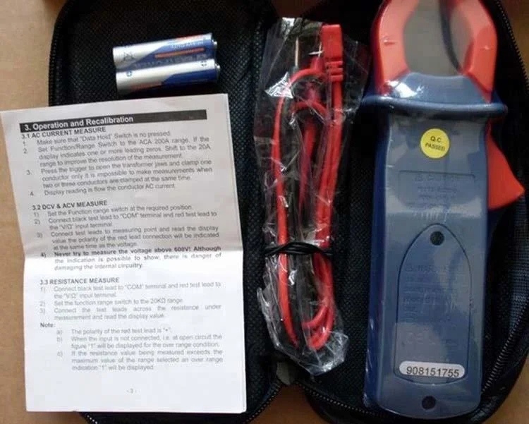 small size digital clamp meter DT200