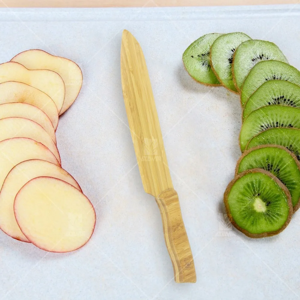 Safe custom kitchen knife bamboo for home use