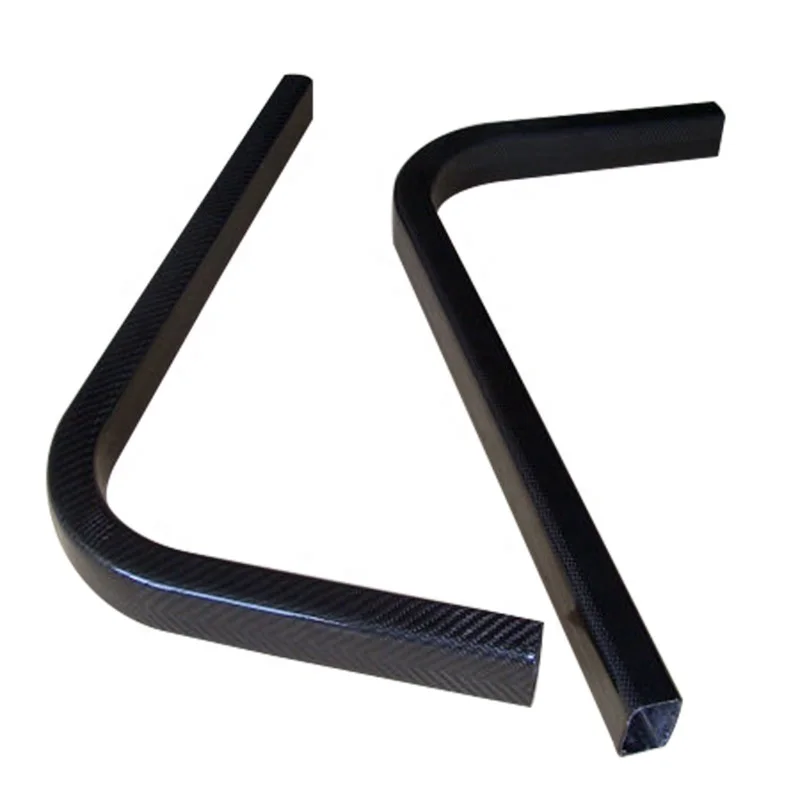
3K high quality custom carbon fiber curved tube 