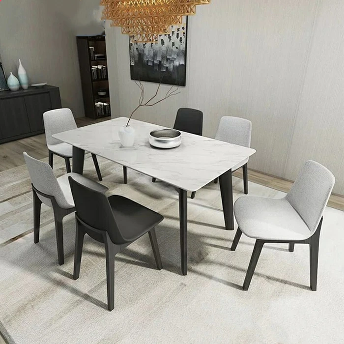 White Quartz Stone Top Dining Tables For Sale