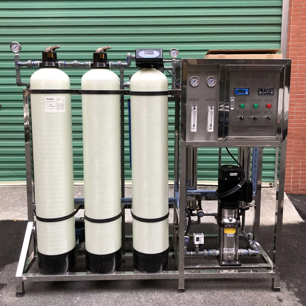 500LPH Mineral Water Filtration Filter RO Electrodialysis Equipment Battery Reverse Osmosis System Treatment Plant