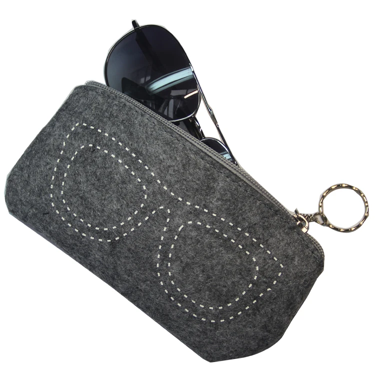 Черный мягкий чехол из микрофибры для солнцезащитных очков с двойным шнурком и логотипом на заказ