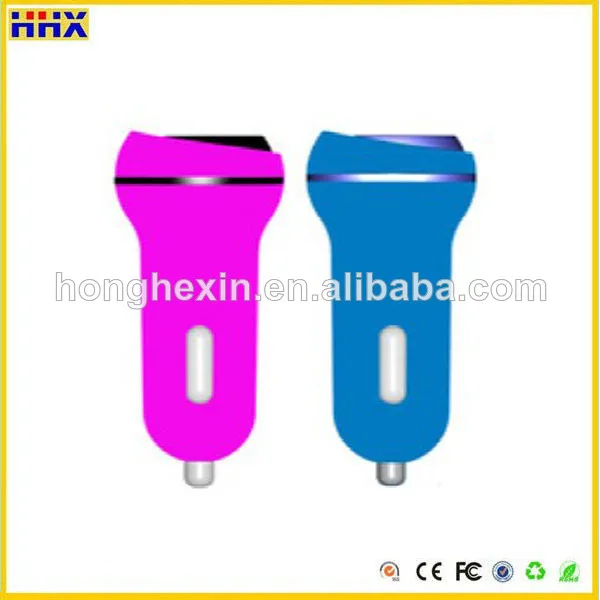 высокое качество 5v 3.1a двойного автомобиля usb зарядное устройство для iphone яблоко ставку ipad