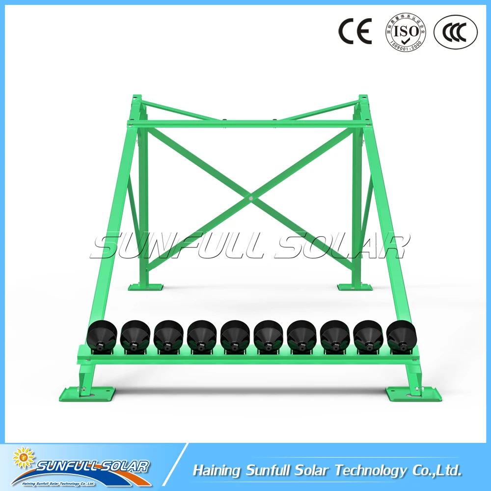 New Style 10 Tubes High Pressure Heat Pipe Solar Water Heater Greenhouse for Sale