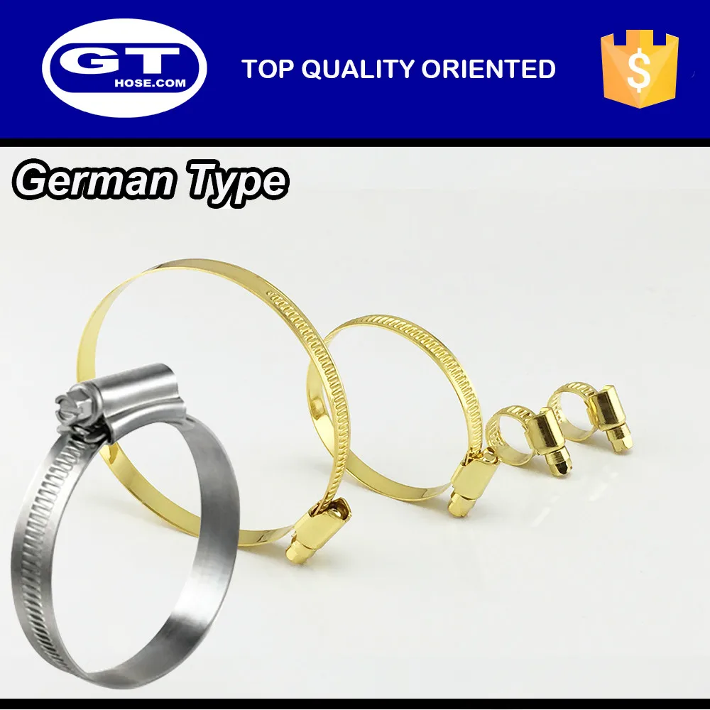 high quality large range of sizes germany type hose clamp