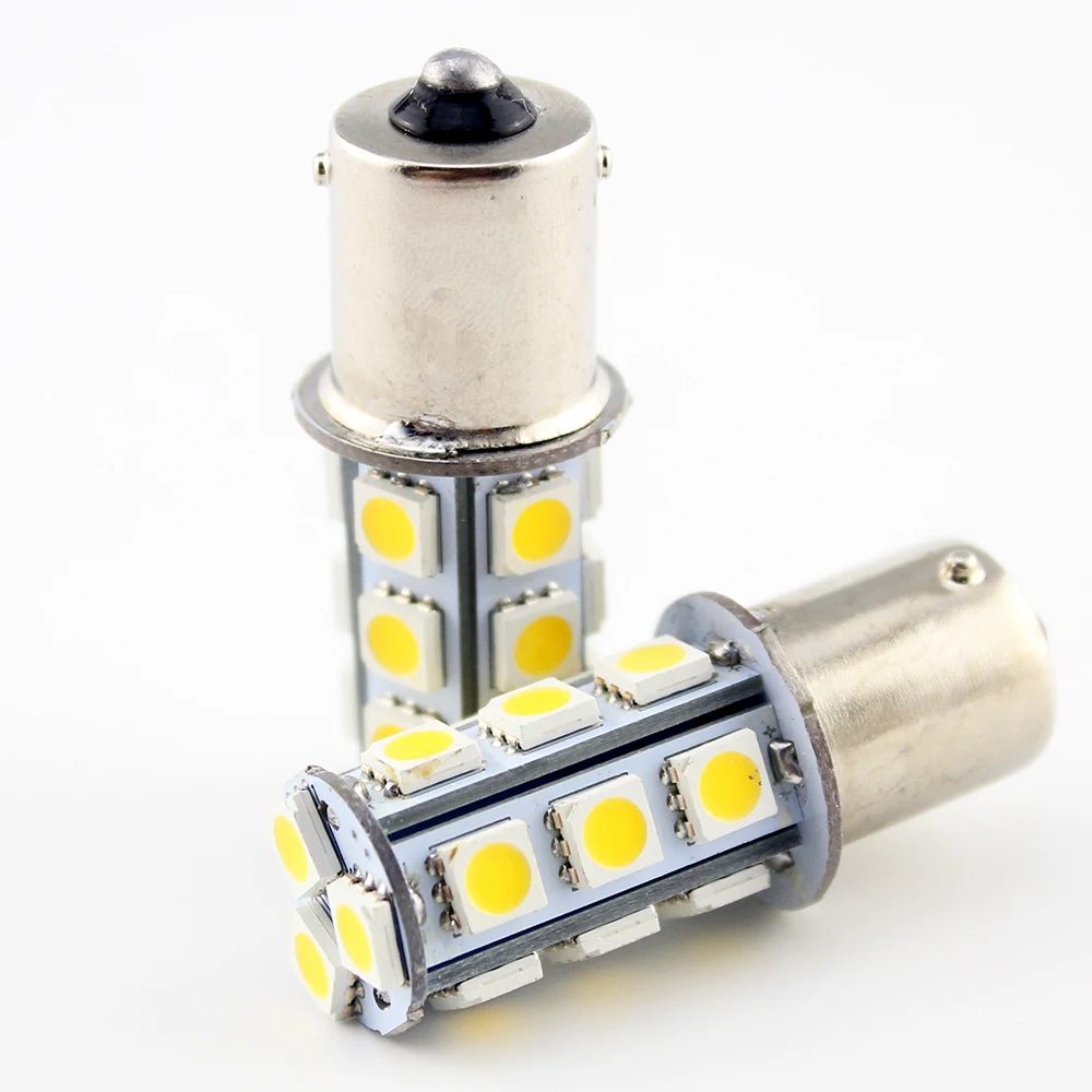 Автомобильные аксессуары p21w p21 5 Вт привело s25 лампы/1156 18smd 5050 S25 лампы/ba15s led 9-32 В