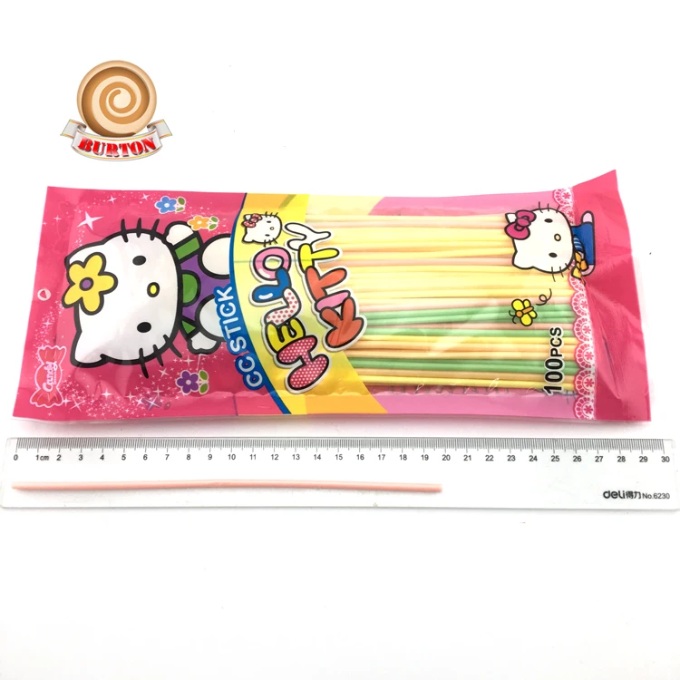45cm Cartoon fruit long cc stick sour sweet candy sticks