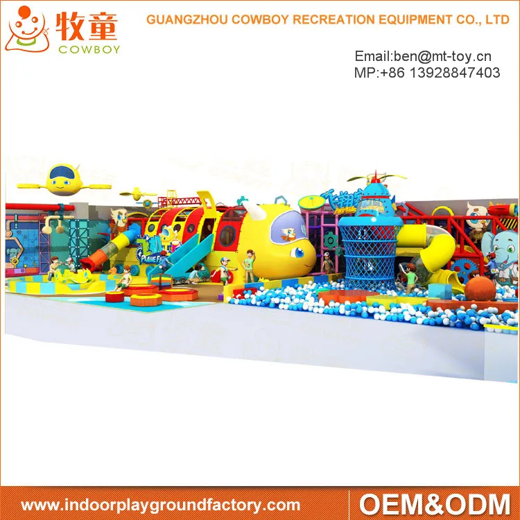 Самолет темы детский Крытый парк площадка для игровой центр или торговый центр