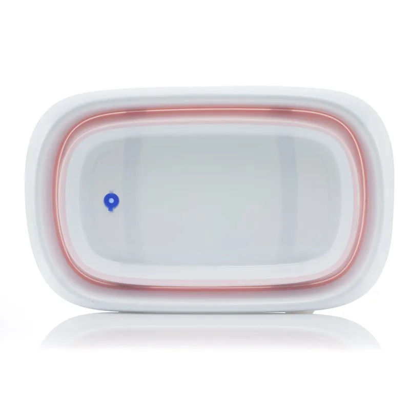 Foldable bathwater barrier baby bathtub for baby