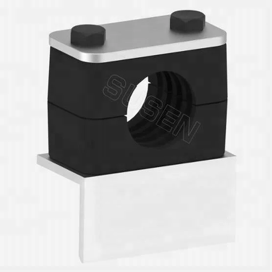 nylon square pipe/ tube clamp/25mm adjustable tube clamps