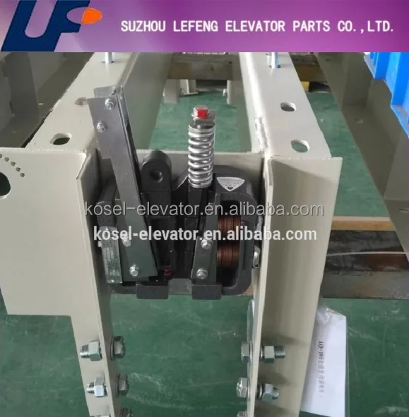 
elevator safety components, elevator overload protect device, safety gear 