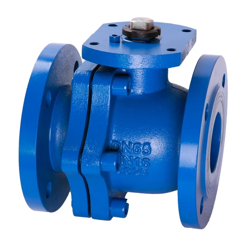 High Quality and Good Price FC200 1 Inch Cast Iron JIS 10k 2pcs Flange Ball Valve CE Approval