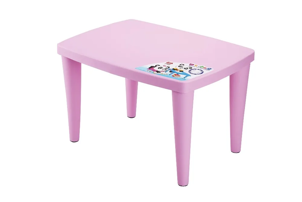 Домашняя мебель домашний стол 77x55x49 см экологически чистый маленький квадратный прямоугольный пластиковый детский красочный учебный