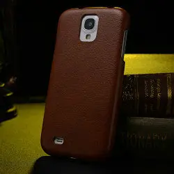 Роскошный кожаный чехол для галактики s4, задняя крышка Крышка для Samsung S9500 s4, крышка для Samsung Galaxy S4