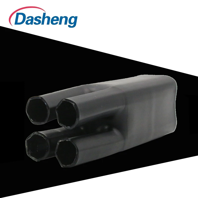 Black Heat Shrink Cable Breakout for Cable and Wire Branches