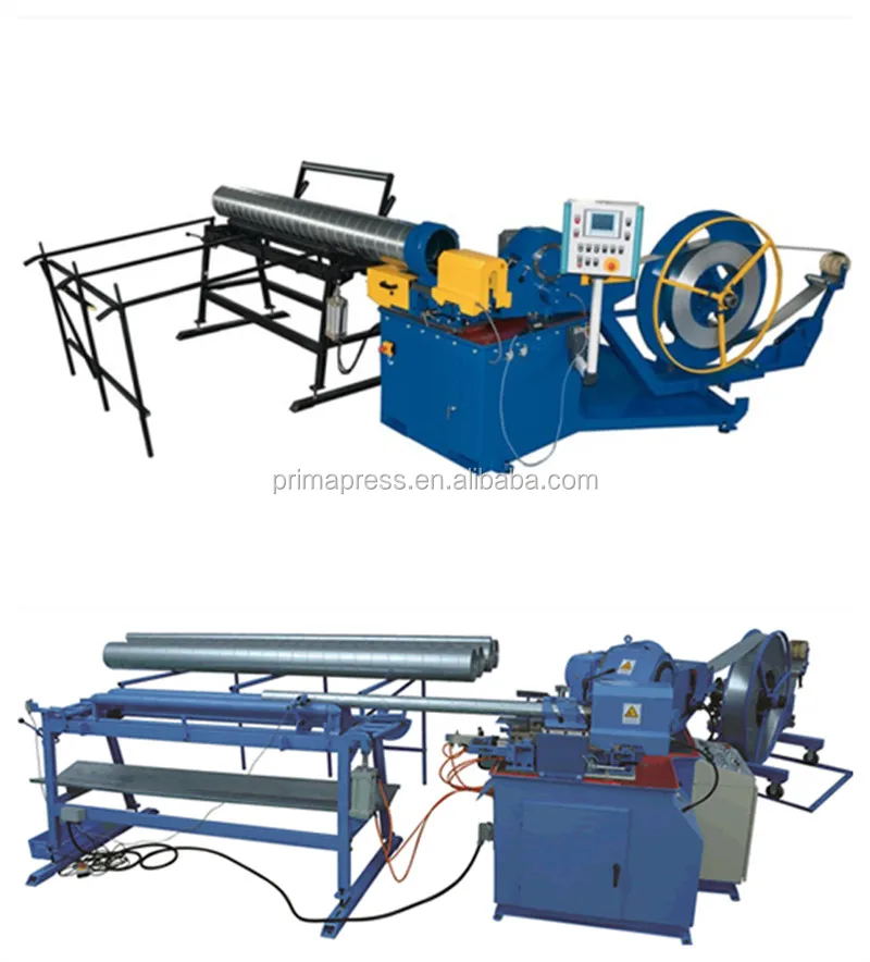 CNC Spiral tube making machine,  duct former, easy control spiral pipes producing machine