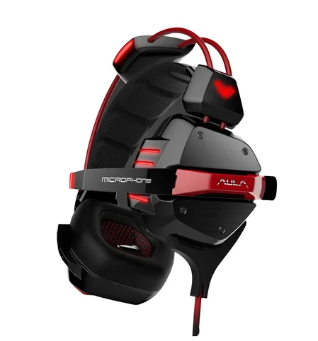 AULA SI--G97V 3,5 мм стереонаушники с объемным звучанием оголовье Игровые наушники с микрофоном для портативных ПК