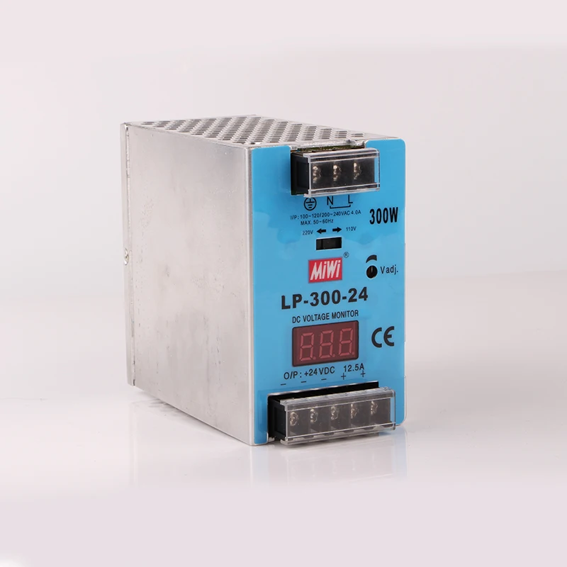 LP-300-12 led Digital display din rail 12v 300w power supply