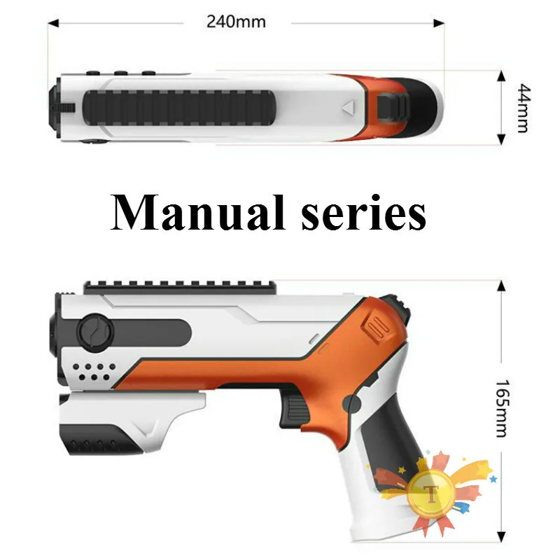 
Manual soft bullet gun can launch soft bomb EVA bullet toy gun pistol 