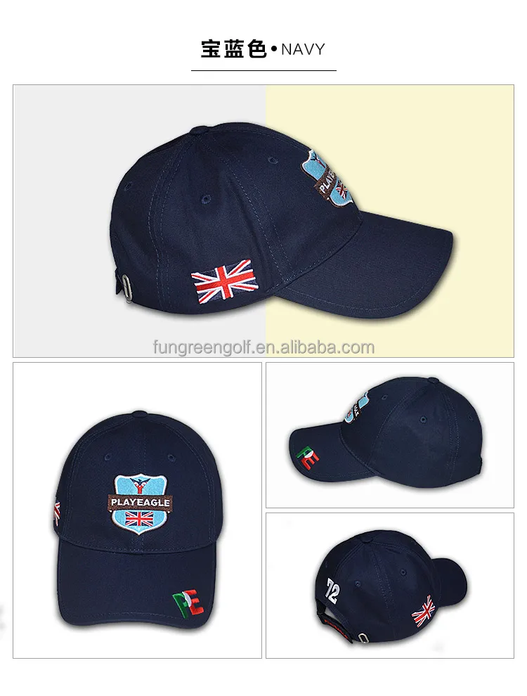 Customize Men Golf Cap OEM Blank Baseball Hat Sun Visor from Guangzhou Manufacturer