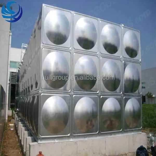 Welding Stainless Steel Tank for Water SS 304 316 500 2000 5000 Gallon Liter Pressed Steel Sectional Water Tank