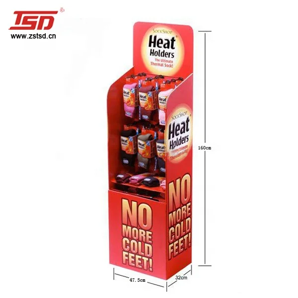 Garment Shop Retail Hanging Kid Sock Display Fixture/socks Display Rack/cardboard Socks Display Stands