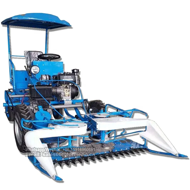 2019 new model 4 wheels BCS diesel paddy small rice reaper binder machine price