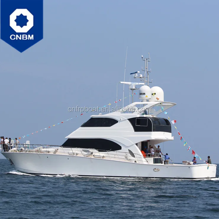 
84 ft RS Classification Society Fiberglass Hull Material Large Yacht Luxury Boat for Sale Dubai 