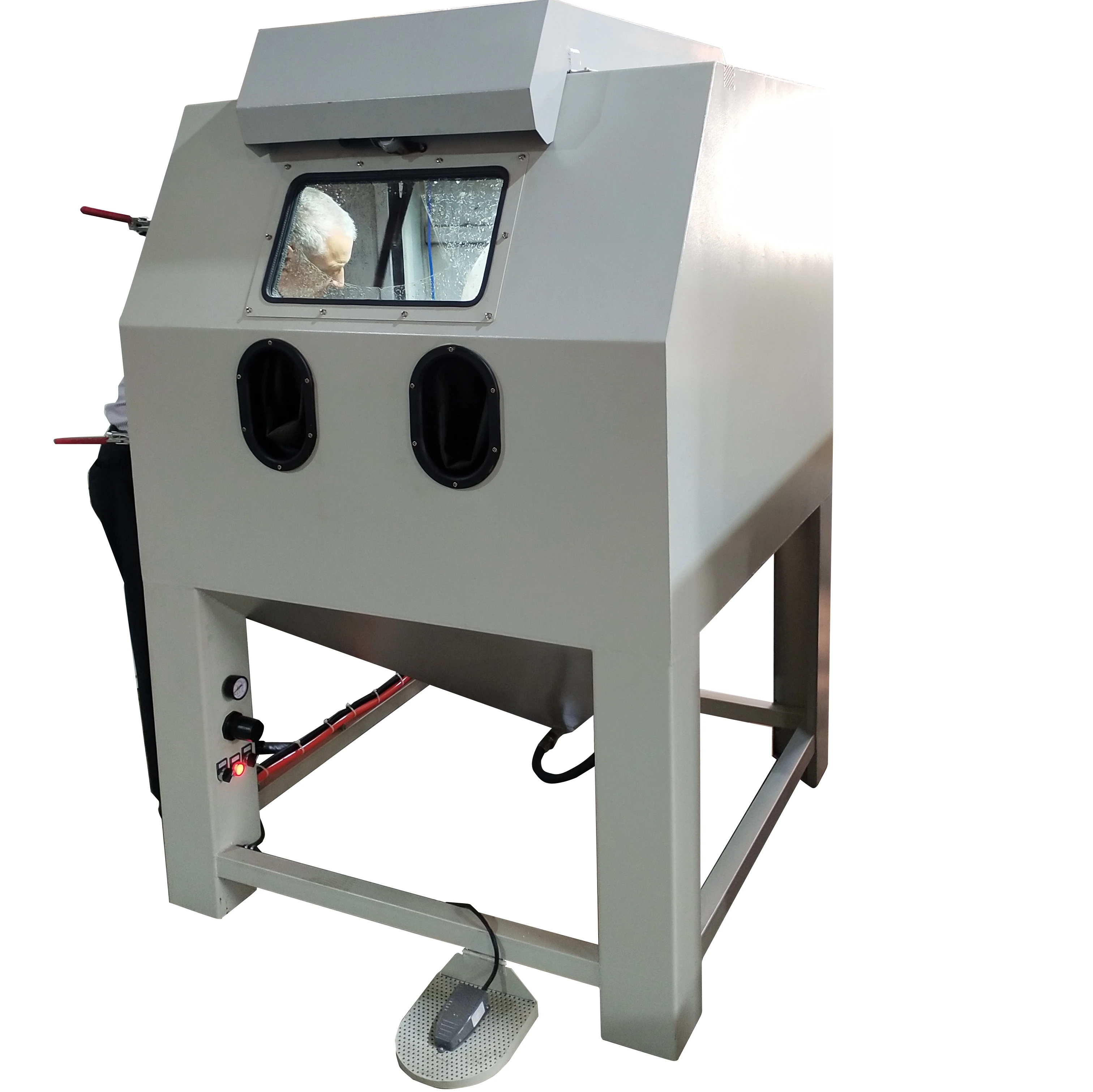 vapor dust free sand blasting machine JL-1010W wet sand blasting cabinet for metal surface treatment