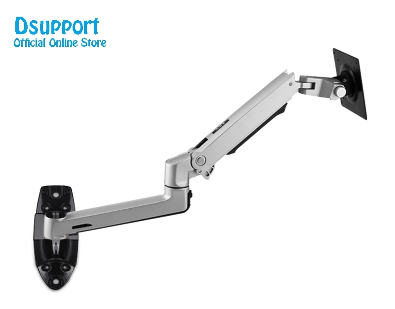 Настенное крепление из алюминиевого сплава, механический держатель для монитора с пружинным рычагом, крепление для ЖК-монитора с полным движением, кронштейн для монитора