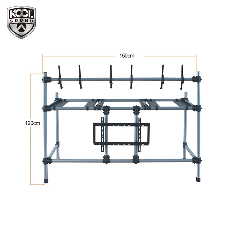 DJ table with LCD Display Stand For DJ Laptop