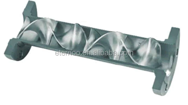 6' DN150 stainless steel 304/316 Helical Pipeline Static Mixer/ SK static mixer