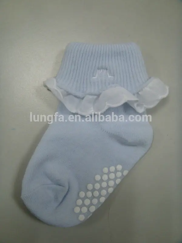 Super quality hot selling wholesale baby socks with rubber soles