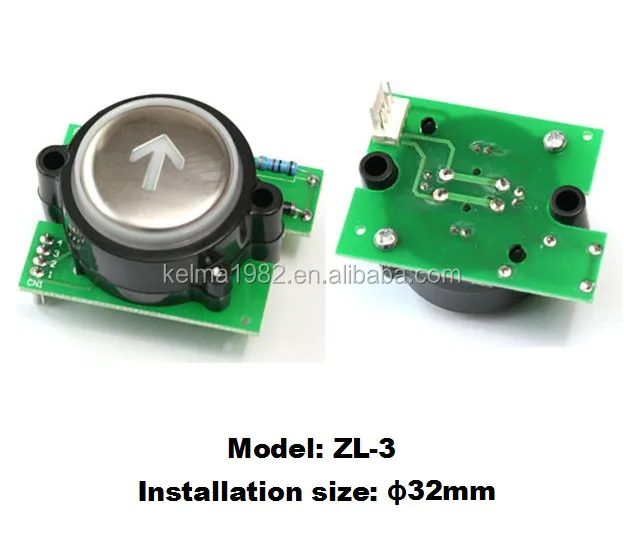 Elevator push button,elevator button panel parts,elevator button price cheap model ZL-3