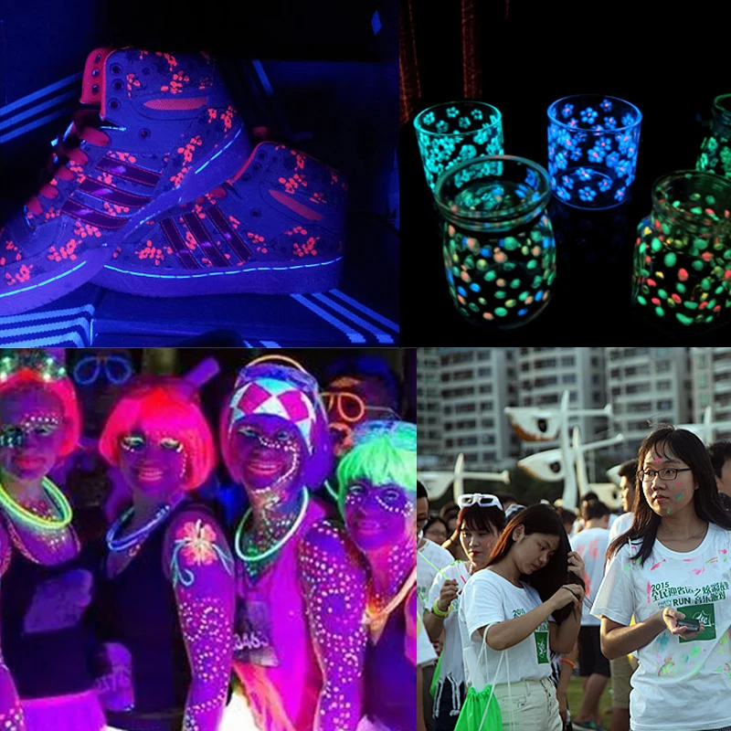 washable colorful for children luminous pigment/glow in the dark toys for kids