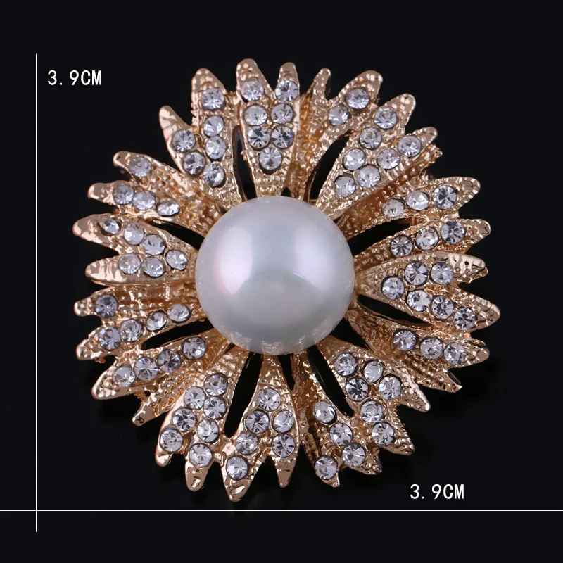 Jewelry factory wholesale cheap Deluxe Rhinestone Wedding Brooch