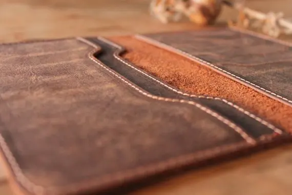 PERSONALIZED Leather  Travel Wallet, Distressed Leather Passport Holder, Passport case