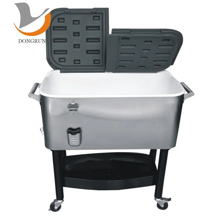 Solar Cooler Box Table Patio Ice Cooler Ice Box Cooler