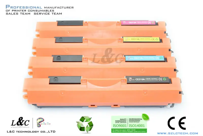 popular general color toner ce310a-ce313a for hp original toner cartridge