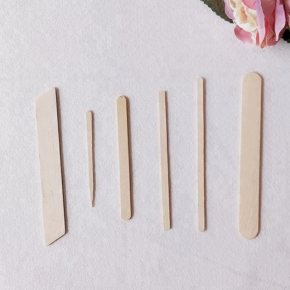 Disposable Wooden tongue depressor/wooden body Waxing  Spatula