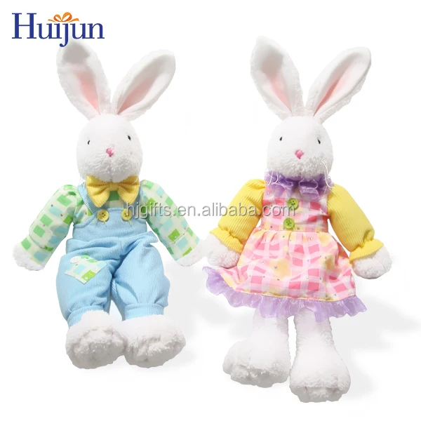 
New design Easter rabbit doll stuffed bunny gift plush rabbit toy custom 