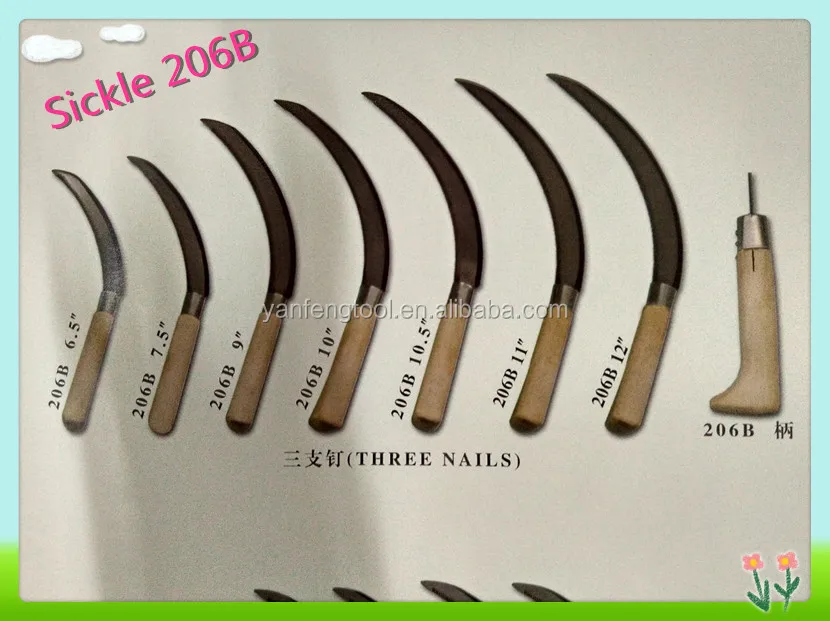 farming rice harvesting hand knife sickle